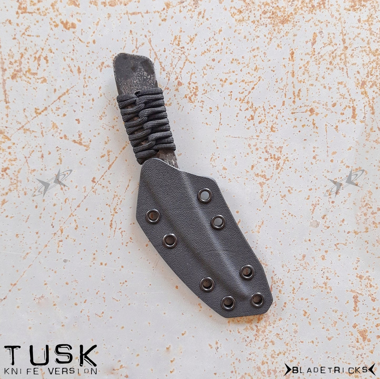 BLADETRICKS TUSK KNIFE, CORD WRAPED