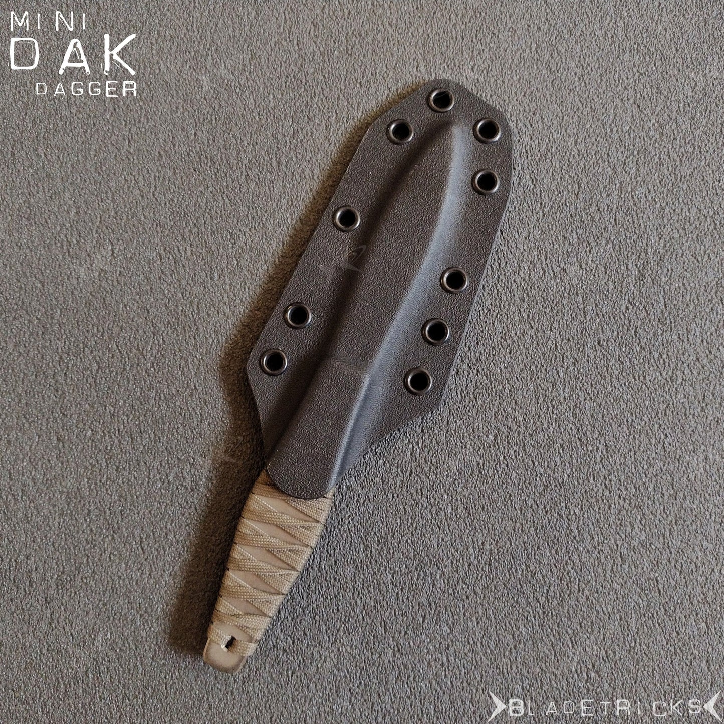BLADETRICKS MINI DAK DAGGER, TITANIUM VERSION