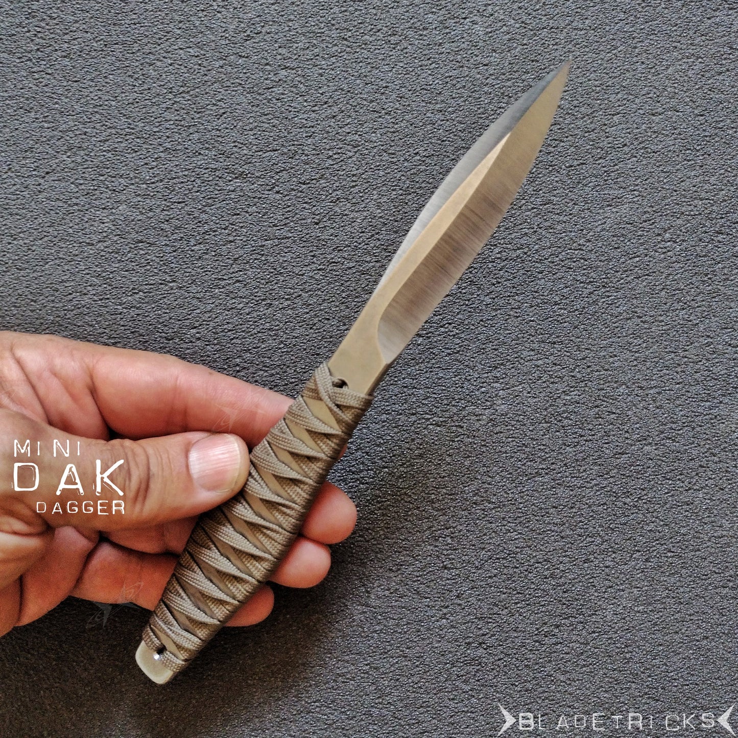 BLADETRICKS MINI DAK DAGGER, TITANIUM VERSION
