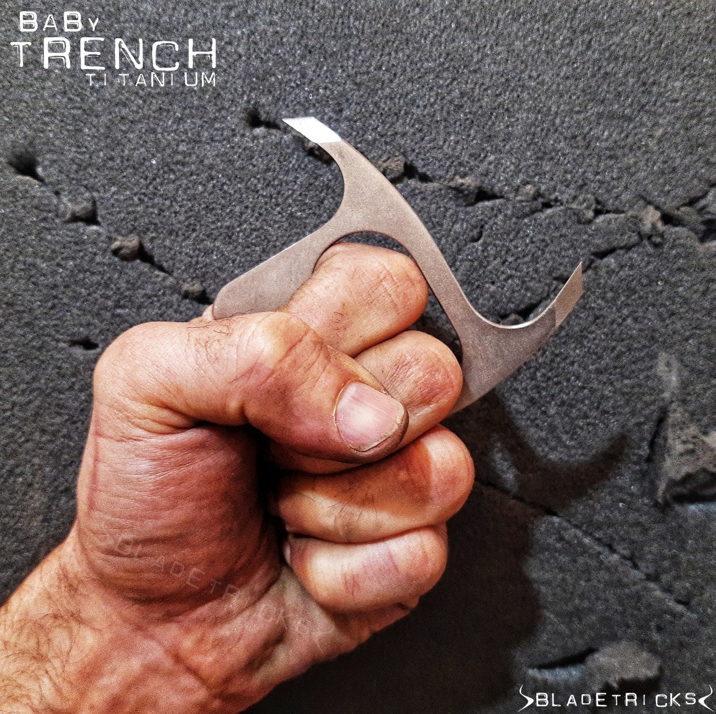 BLADETRICKS TITANIUM BABY TRENCH EDC SELF DEFENSE TOOL