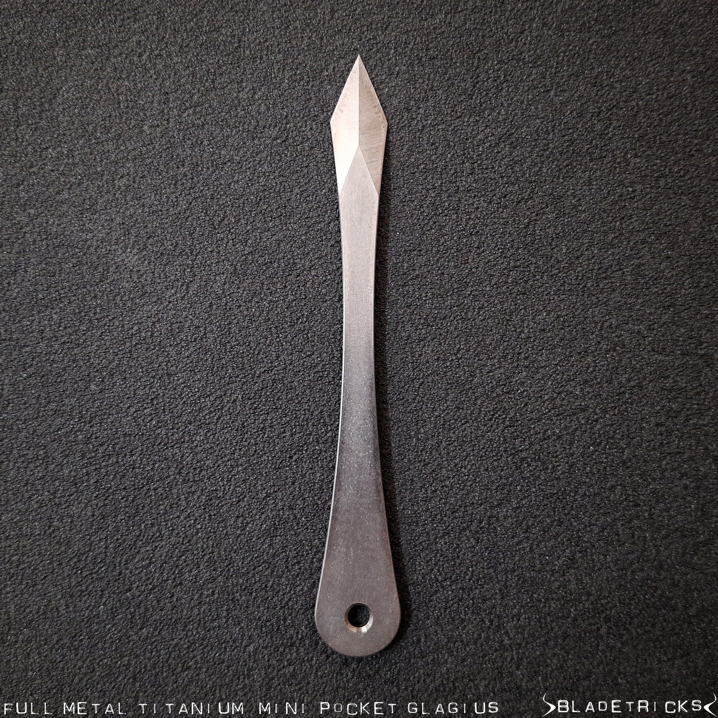 BLADETRICKS TITANIUM MINI POCKET GLADIUS, FULL METAL