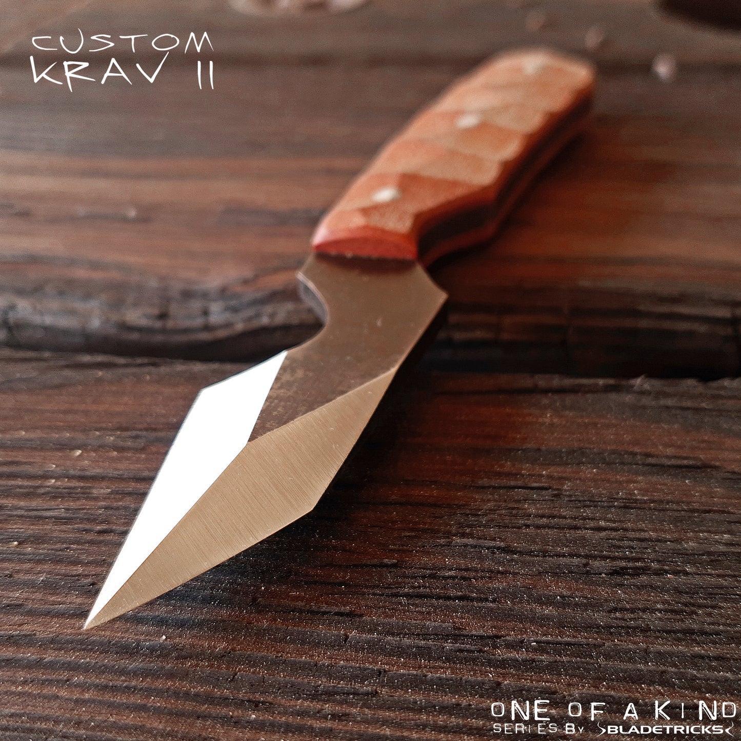 BLADETRICKS CUSTOM KRAV II, MICARTA VERSION