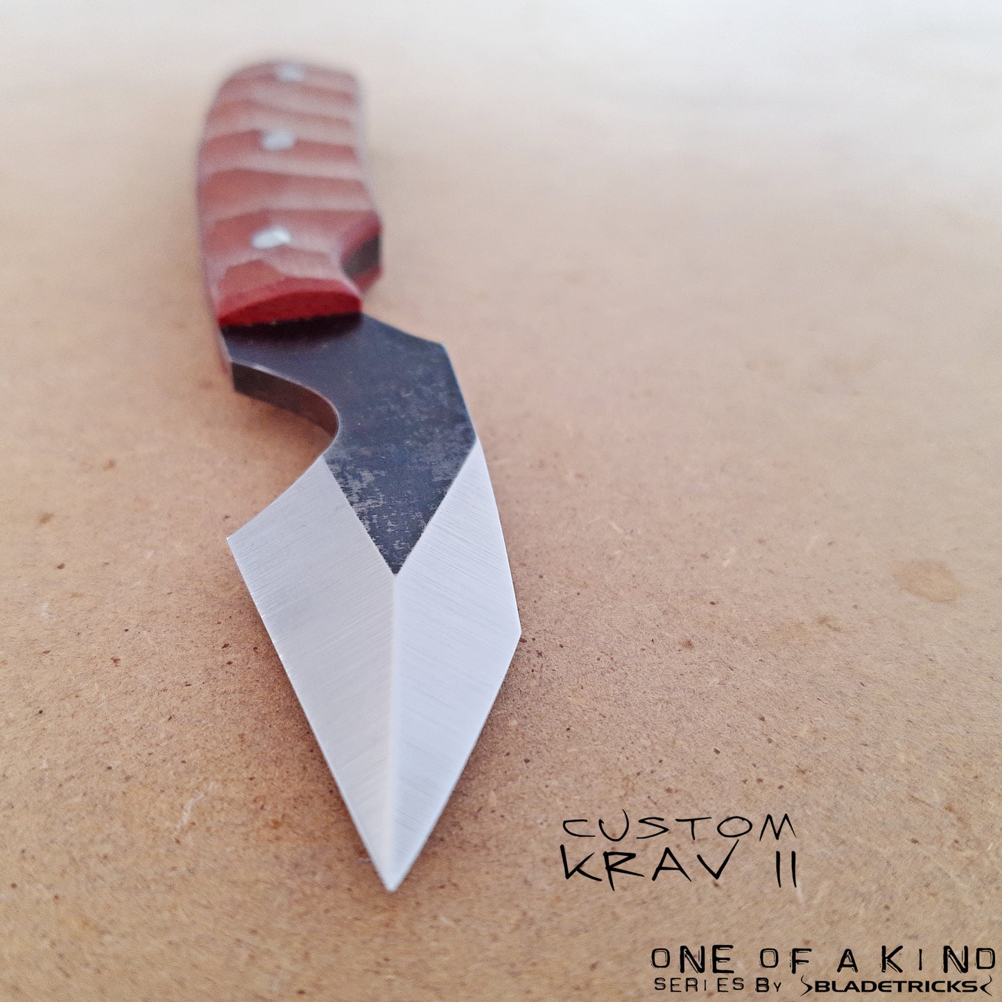 BLADETRICKS CUSTOM KRAV II, MICARTA VERSION