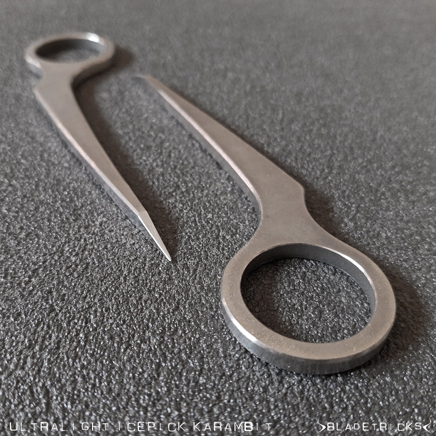 chisel grind Grade 5 Ti-6Al-4V karambit