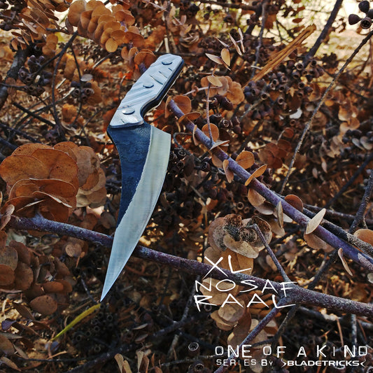 BLADETRICKS CUSTOM XL NOSAF RAAL, ALUMINIUM SCALES VERSION