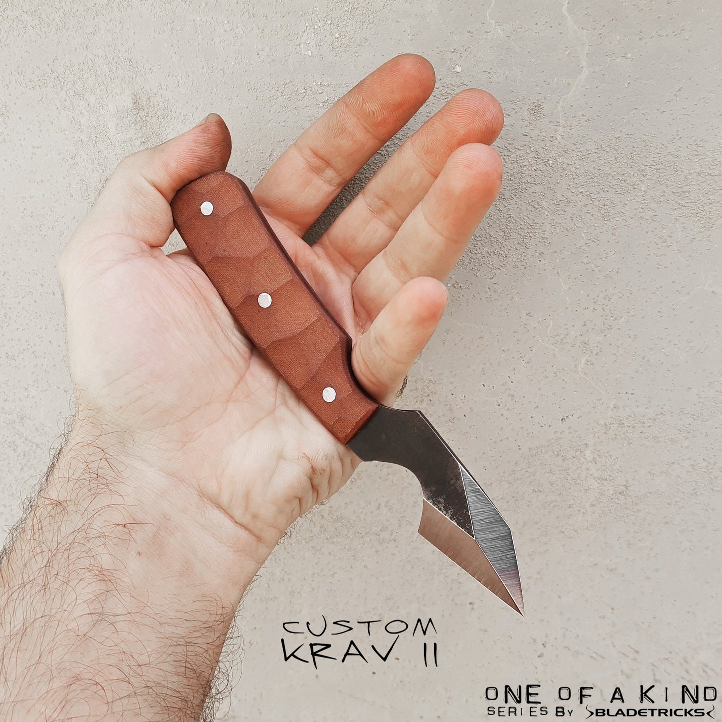 BLADETRICKS CUSTOM KRAV II, MICARTA VERSION