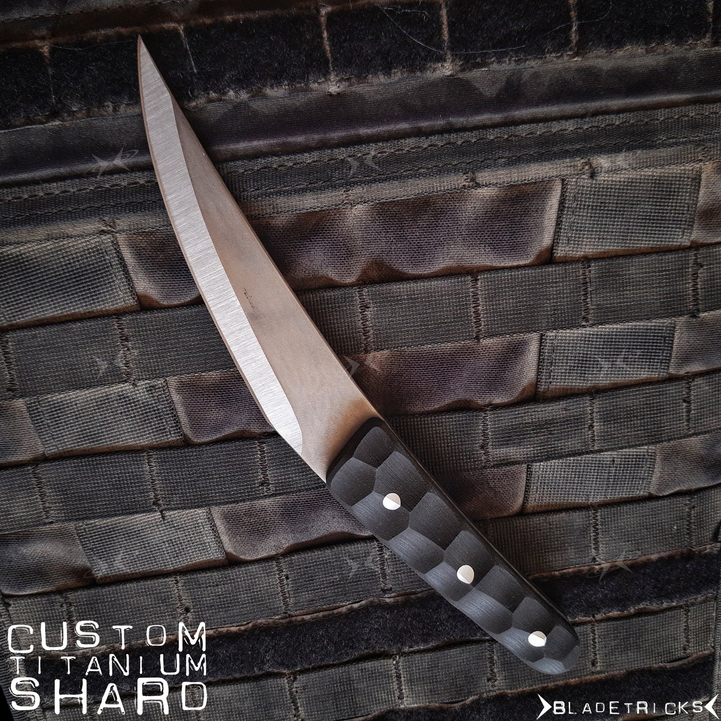 BLADETRICKS CUSTOM TITANIUM SHARD KWAIKEN, BLACK FRN