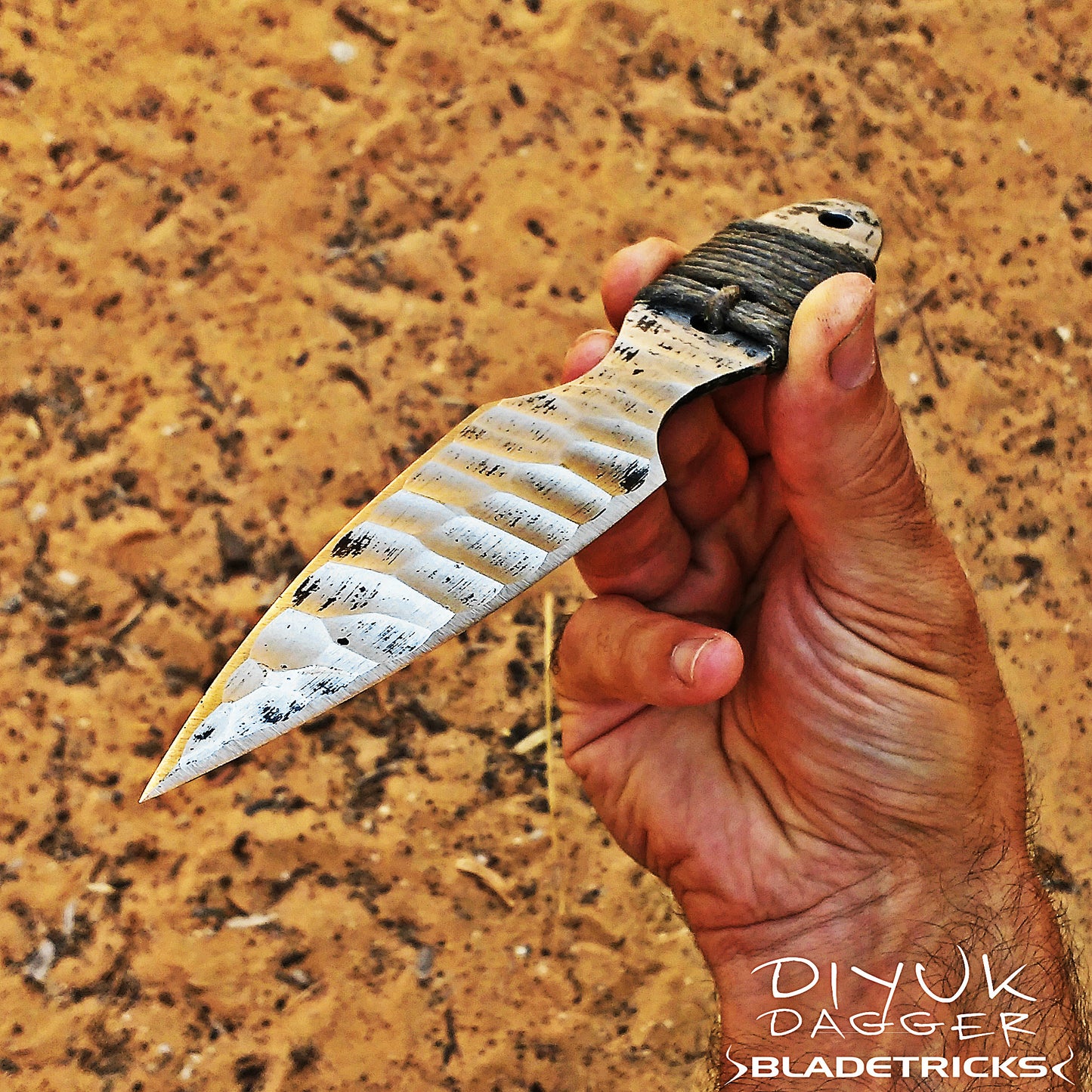 Bladetricks amazing double edgedagger tribal look paleo design