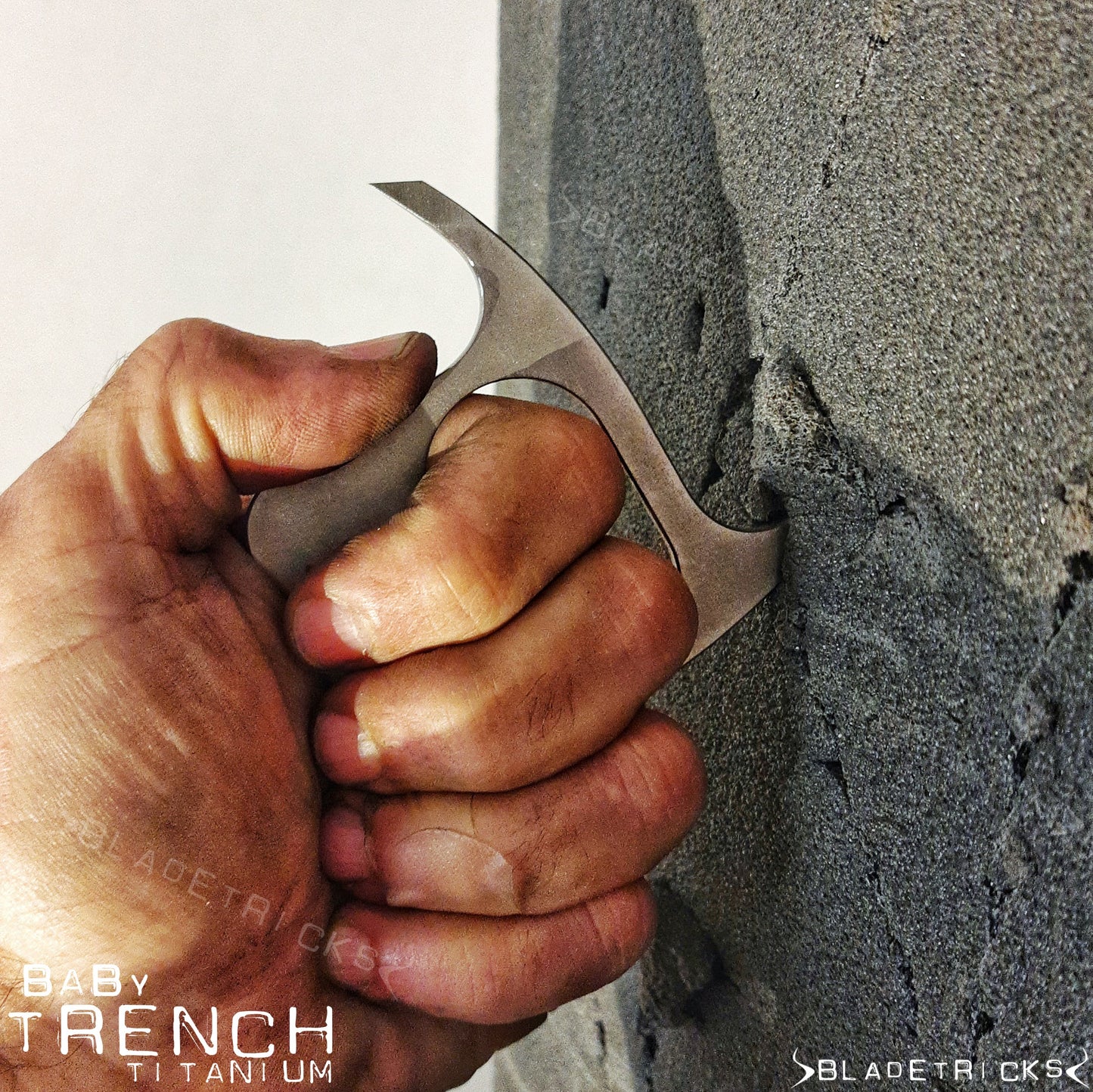 BLADETRICKS TITANIUM BABY TRENCH EDC SELF DEFENSE TOOL
