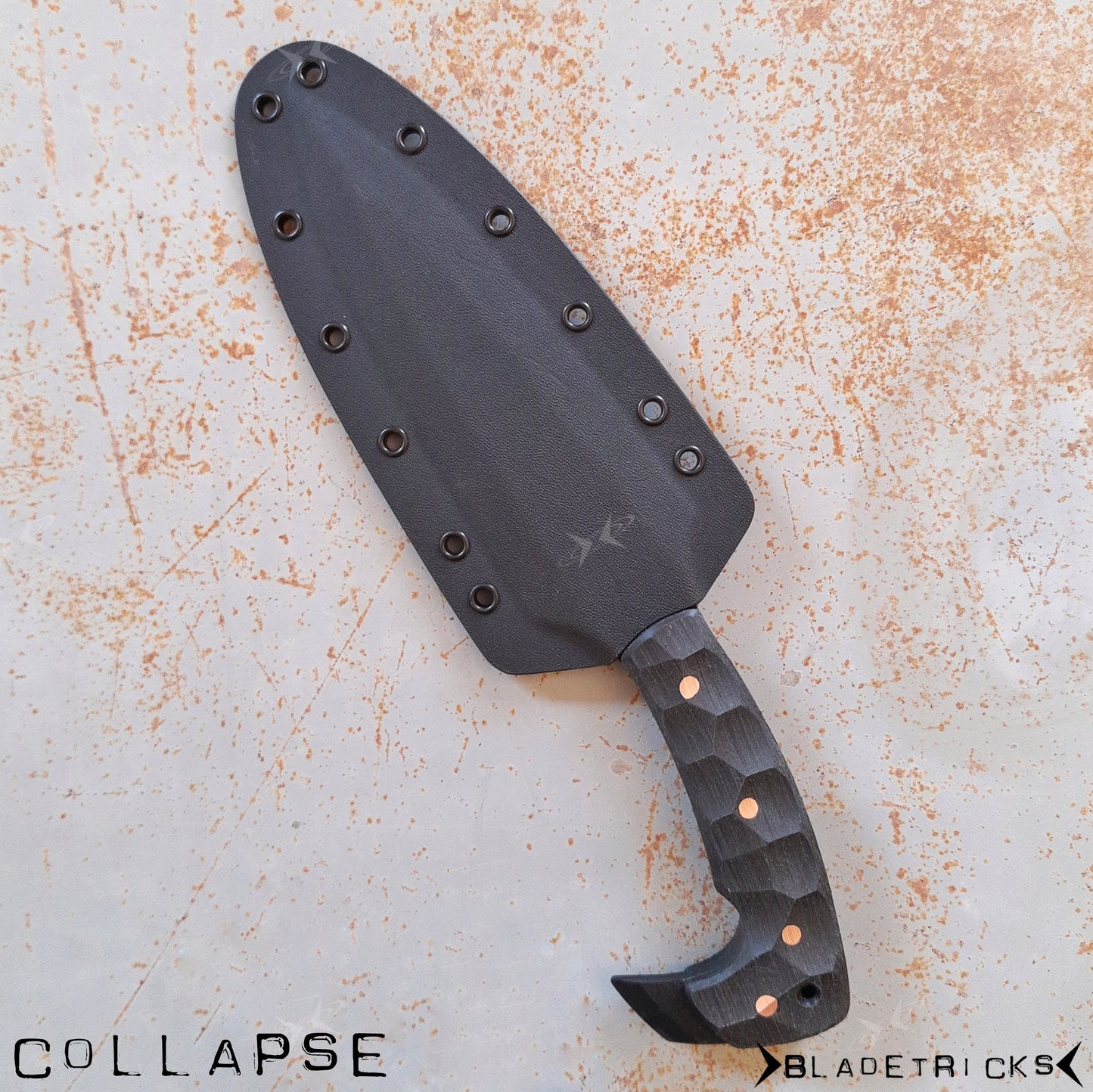 BLADETRICKS CUSTOM COLLAPSE DOUBLE EDGE KNIFE