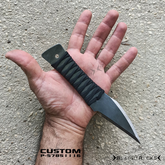 BLADETRICKS CUSTOM P-57851116 PIKAL KNIFE, CORD WRAPPED
