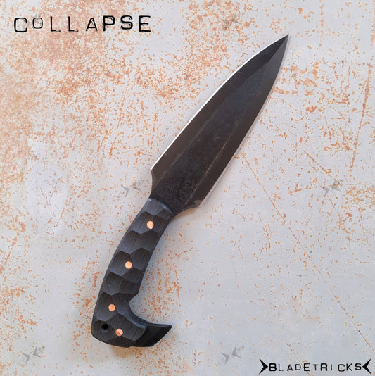 BLADETRICKS CUSTOM COLLAPSE DOUBLE EDGE KNIFE