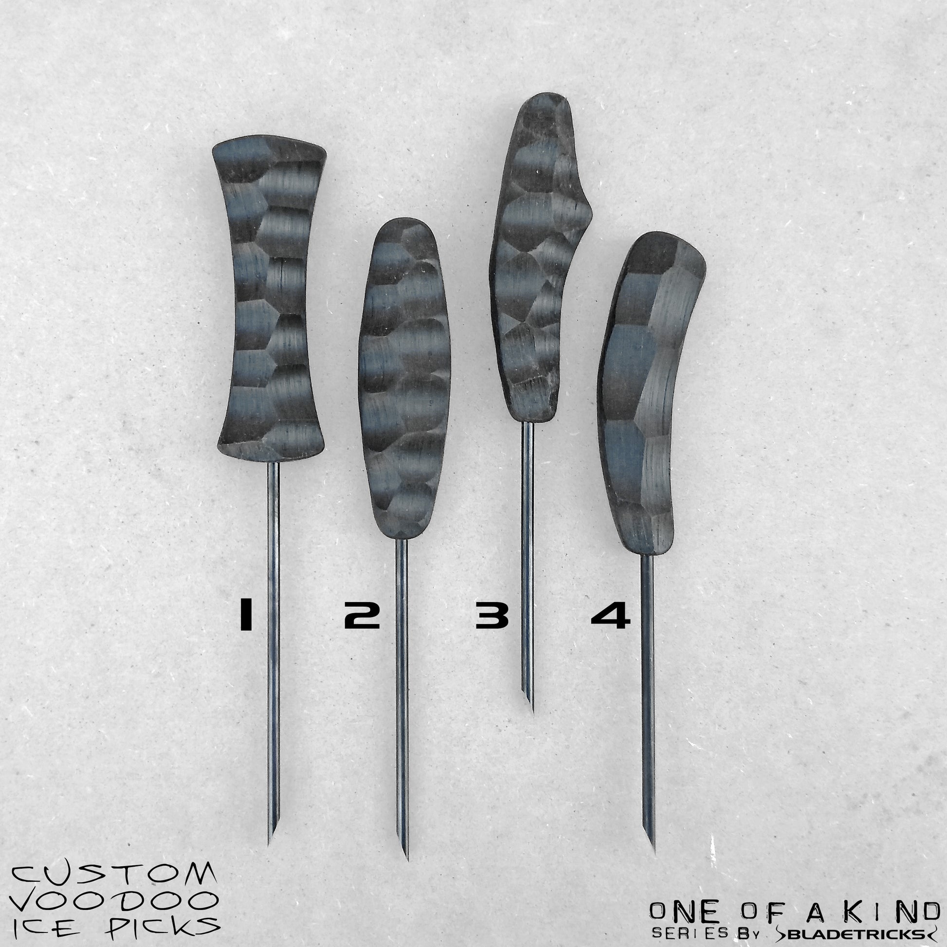 Bladetricks Voodoo EDC ice picks, custom version tool