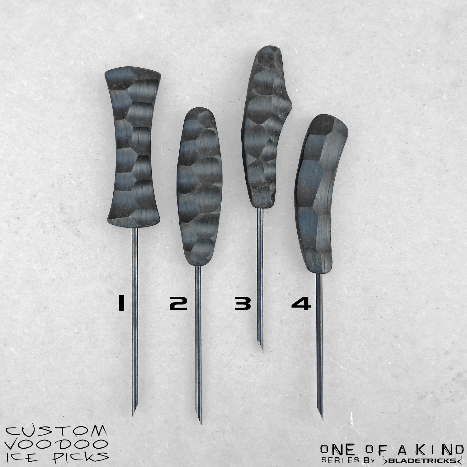 Bladetricks Voodoo EDC ice picks, custom version tool
