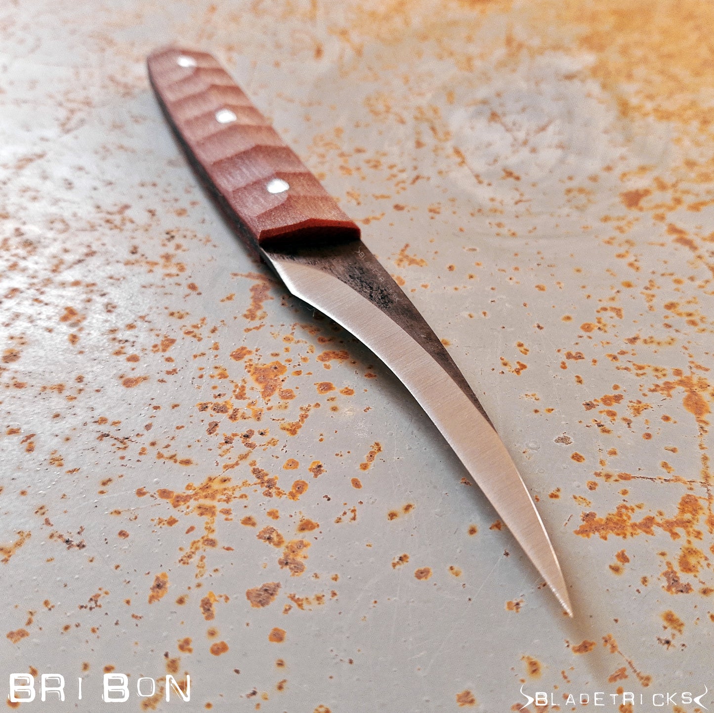 pikal reverse grip fruit knife micarta handle