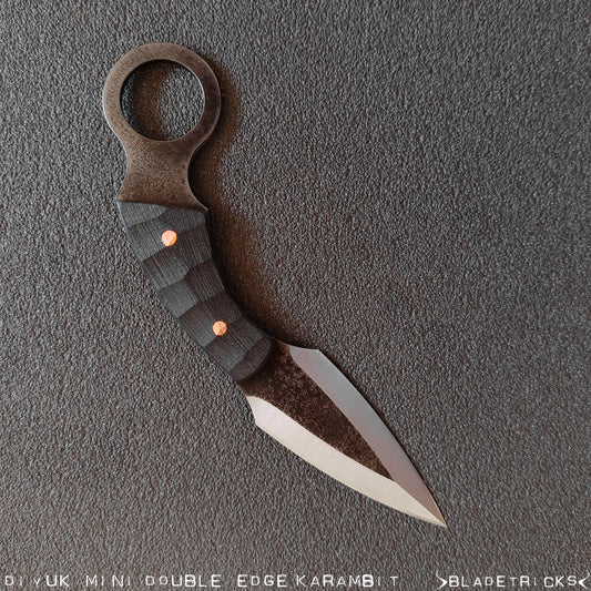 BLADETRICKS CUSTOM DIYUK MINI, BLACK G10 & COPPER