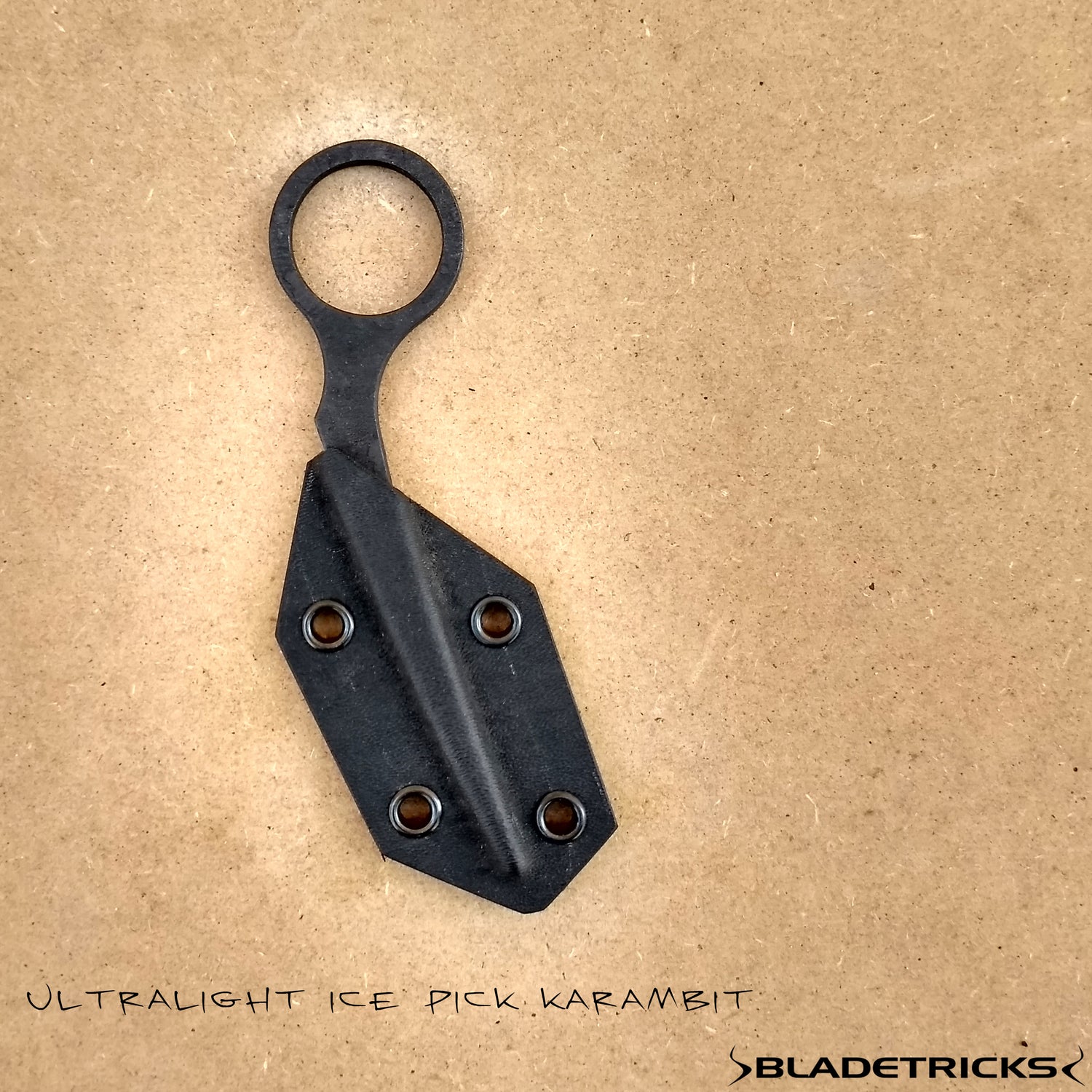 EDC tactical Ultralight karambit ice pick kydex sheath
