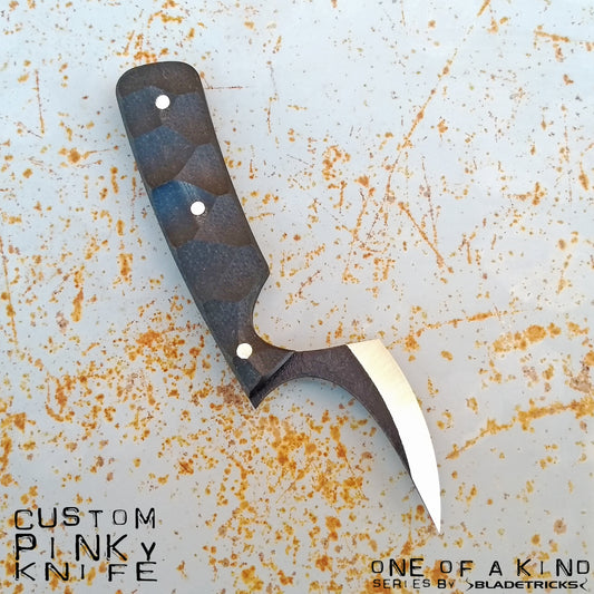 BLADETRICKS CUSTOM PINKY, BLACK G10 VERSION