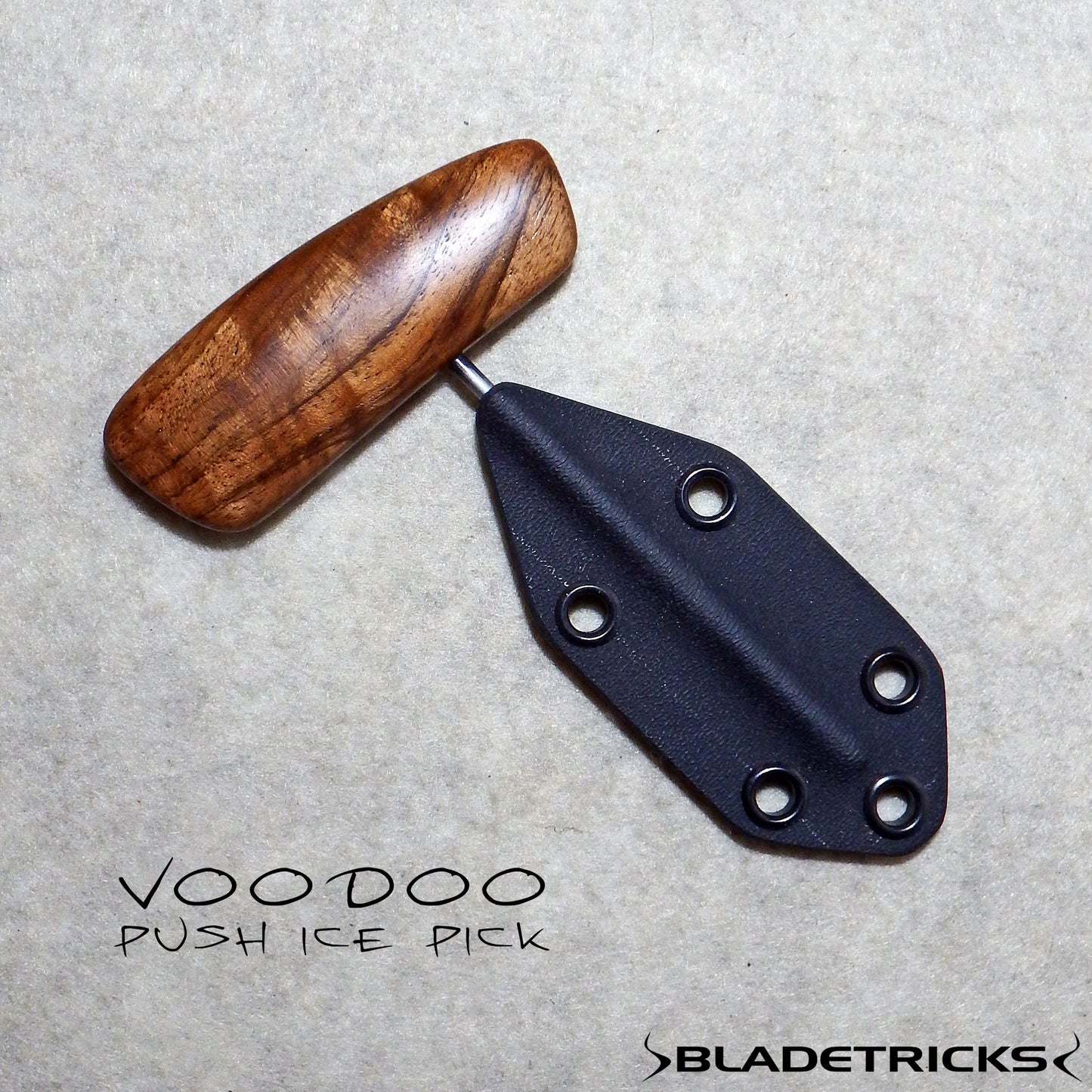 Beautiful EDC self defense push dagger and kydex sheath by Bladetricks