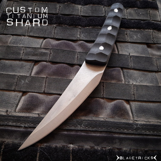 BLADETRICKS CUSTOM TITANIUM SHARD KWAIKEN, BLACK FRN