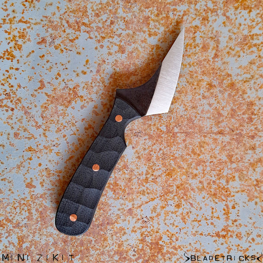 BLADETRICKS CUSTOM MINI ZIKIT, BLACK G10 & COPPER