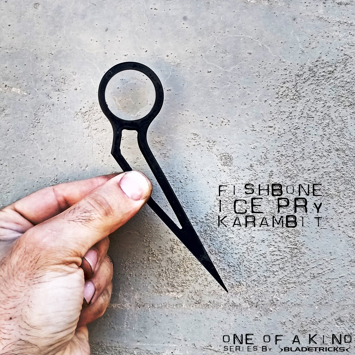 Tactical Fishbone Ice Pry Karambit knife maker Bladetricks