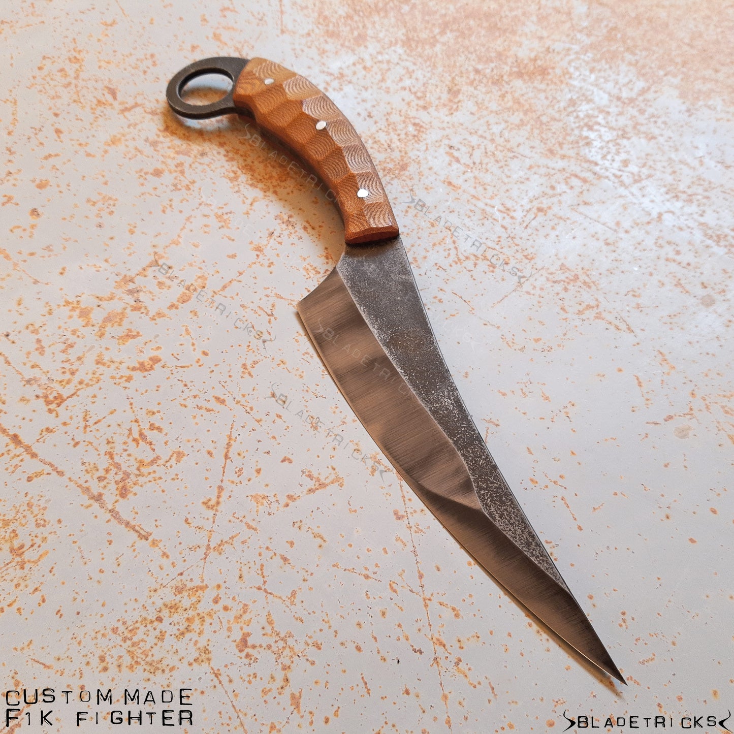 micarta handle karambit custom knife
