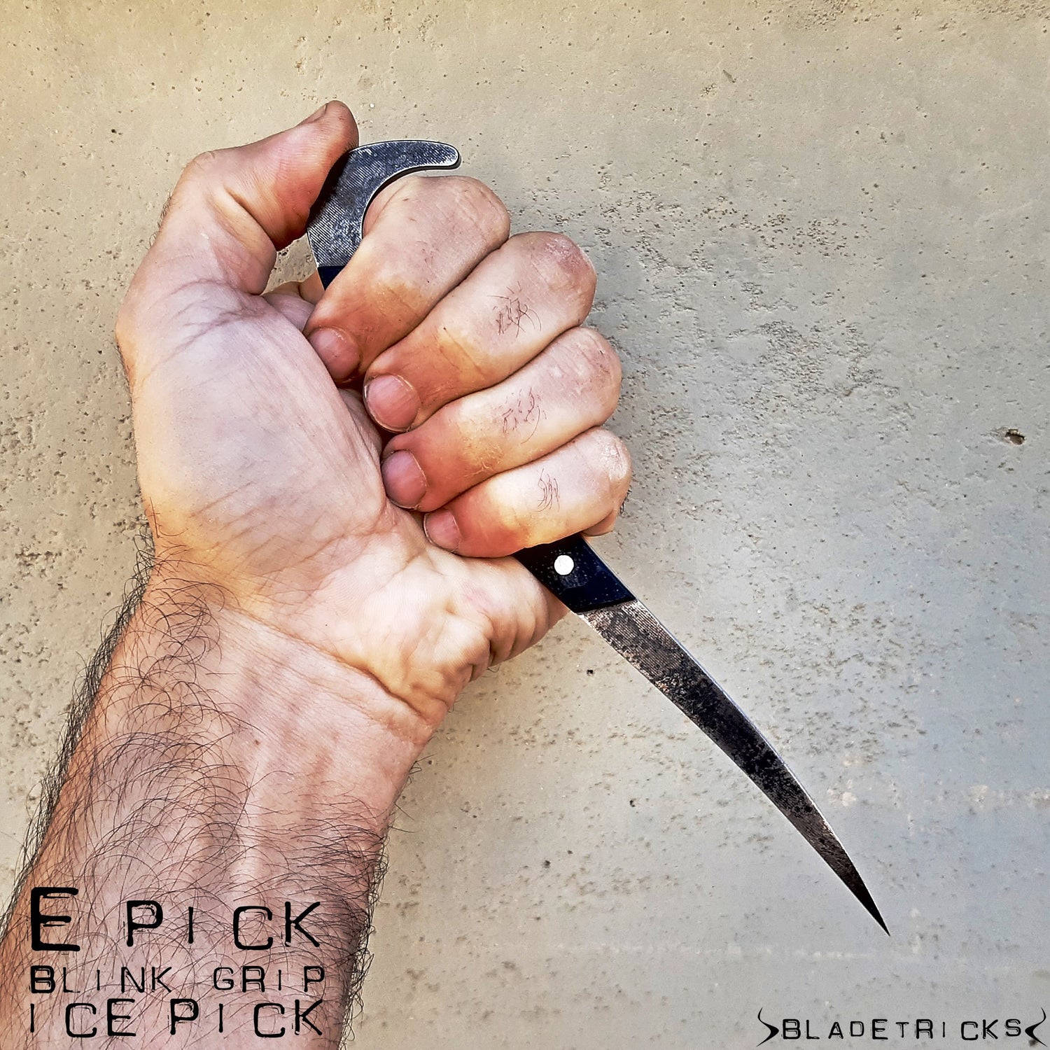 Self defense EDC backup fast draw ice pick