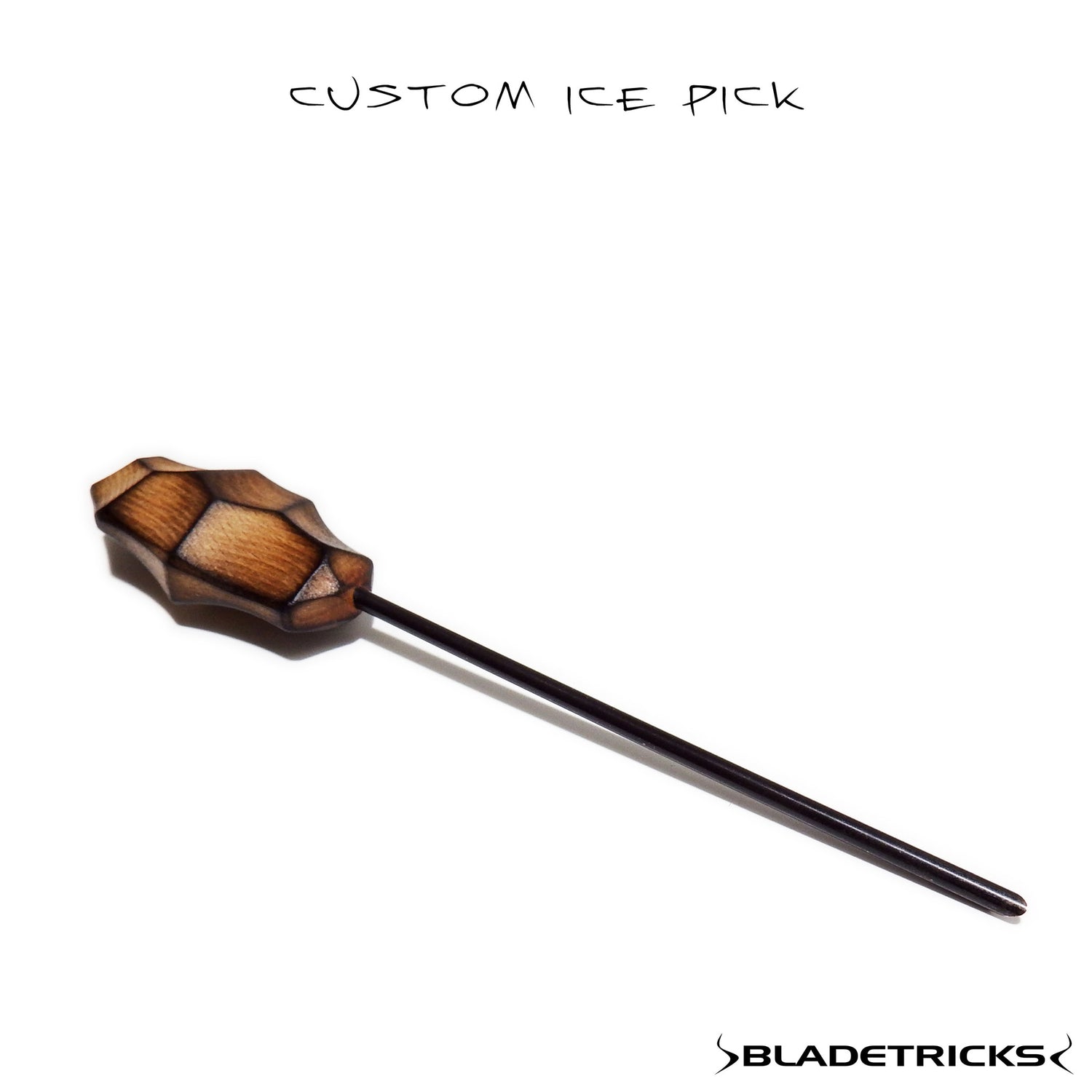 Knife maker quality Bladetricks Custom hardwood Ice Pick