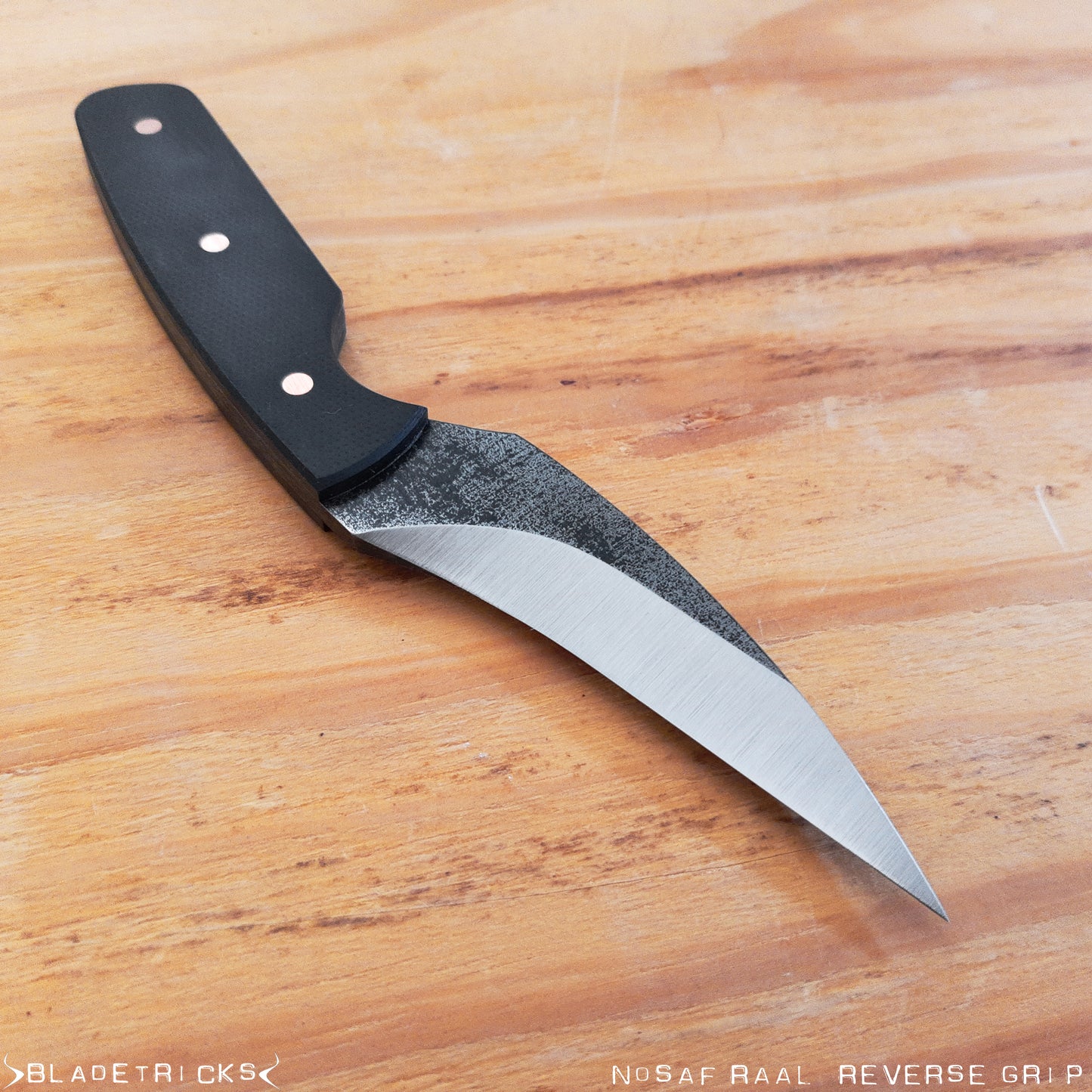 BLADETRICKS CUSTOM NOSAF RAAL PIKAL, BLACK G10